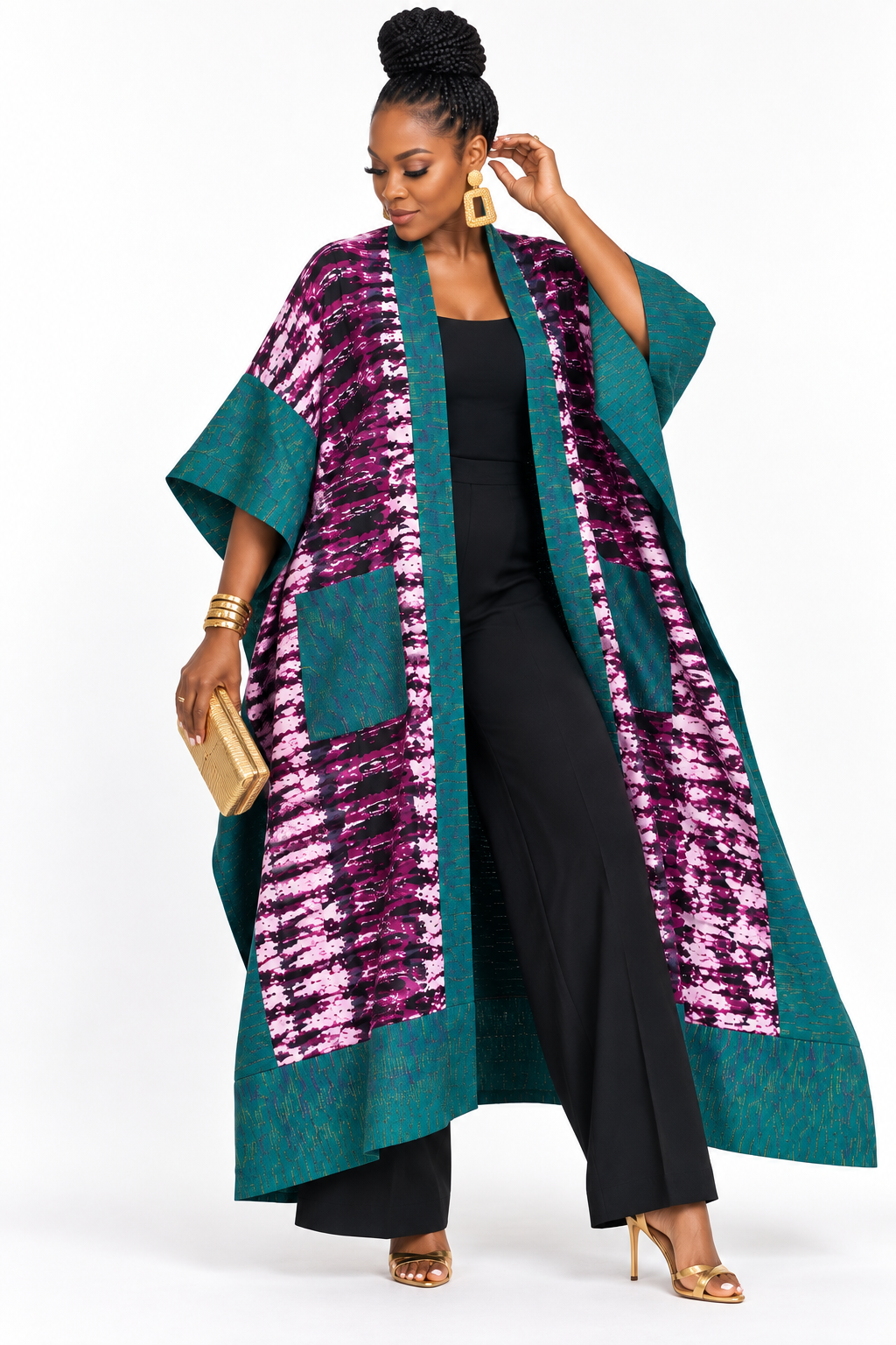 Regal Kente Kimono