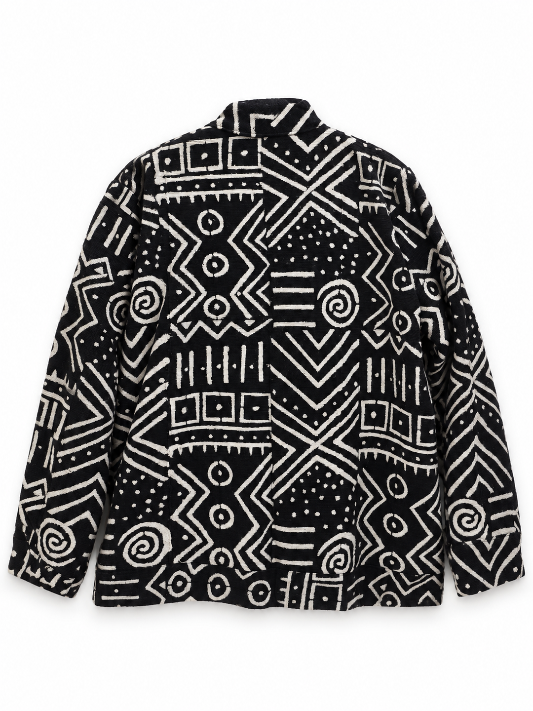 Lareba Black & White Bogolan Jacket